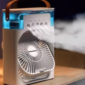 Quiet Mist Fan with Cooling and Humidifying Function, Supports Ice Cubes