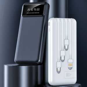 Built-in Cable Power Bank 20000mAh Large Capacity 10.5W Portable Shared Mobile Charger