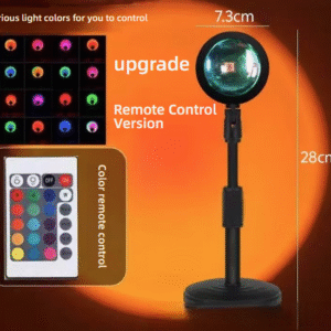 Sunset Lamp Ambient Light Live Streaming Fill Light Projection Night Light Photography Sunset Glow Lamp