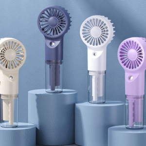 Portable Handheld Mini Fan with Water Mist Spray USB Rechargeable Personal Cooling Fan for Outdoor and Students