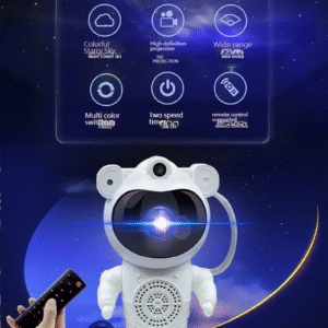 Bluetooth Astronaut Starry Sky Projector Lamp Galaxy Night Light Creative Atmosphere Lamp Table Lamp Gift