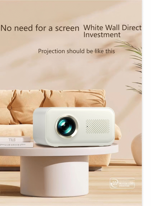New 5G Mini Projector Portable Home Theater Full HD Smart Projector for Bedroom Dormitory with Phone Screen Mirroring