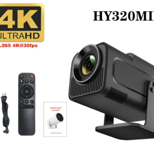 HY320 Mini Home Projector Ultra HD Short Throw Portable LED Projector for Wall Projection Home Theater
