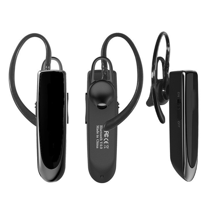 K200 Wireless Bluetooth 5.0 Business Headset Hands-Free Earphone with Mic, Long Standby 24H Playtime, Dual Connection, Noise Reduction Earpiece for Driving and Office