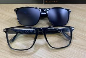 Smart Bluetooth Audio Glasses with ENC Noise Reduction | IP68 Waterproof Sunglasses with Replaceable Lenses | Voice Assistant, Touch Control, Real-Time Translation & Call Function
